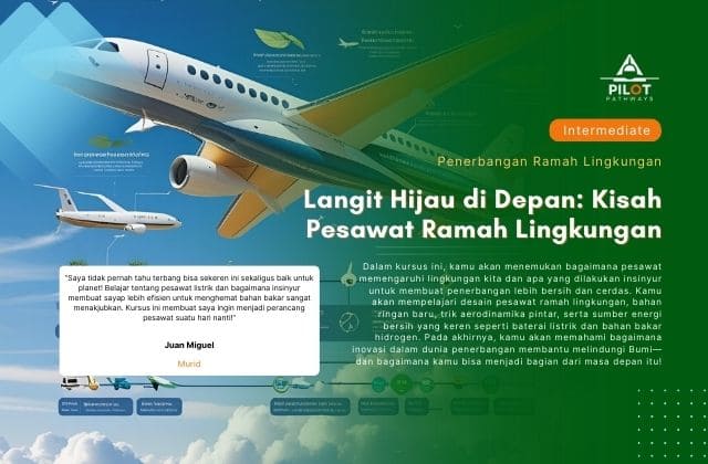 Langit Hijau di Depan Kisah Pesawat Ramah Lingkungan
